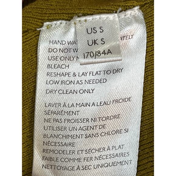 Saturday Sunday by Anthropologie Mustard Tunic Sweater Mini Dress Size Women's S - Picture 11 of 11